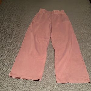 Soft light pink sweatpants